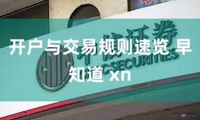 开户与交易规则速览 早知道 xn