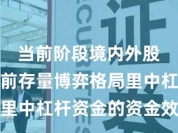 当前阶段境内外股市在当前存量博弈格局里中杠杆资金的资金效率阶